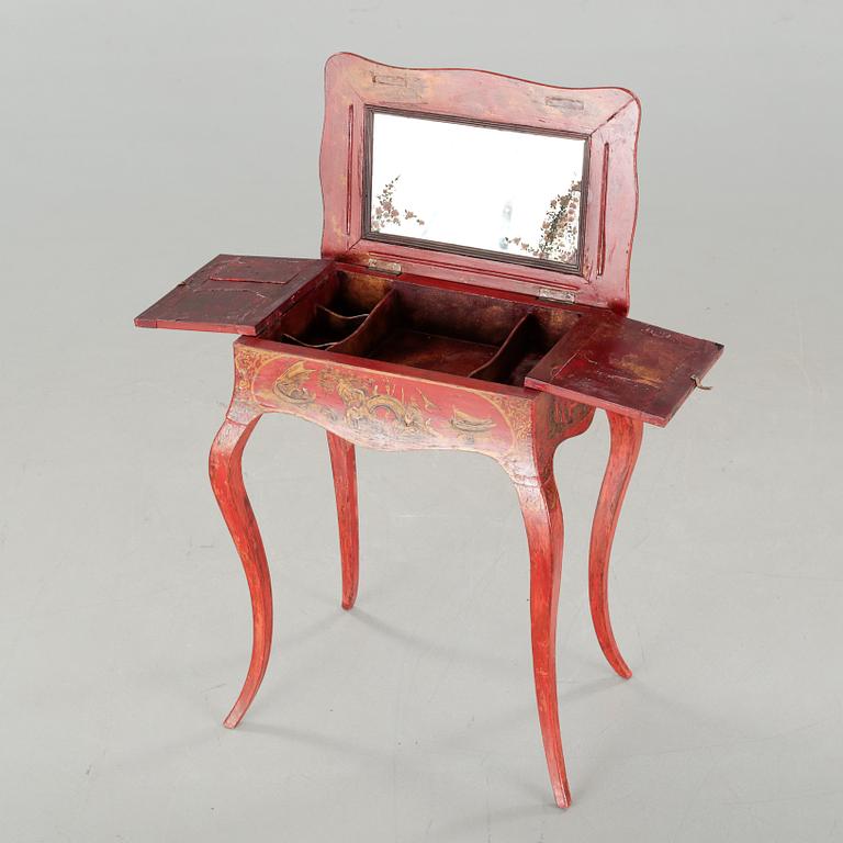 A rococo style makeup table, 20th century.