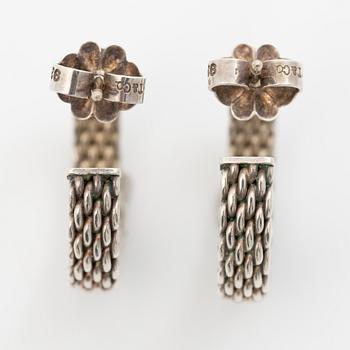 Tiffany & Co, hoop earrings, silver.
