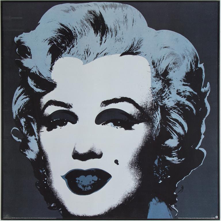 ANDY WARHOL, after, offsetlitografi / poster. The Andy Warhol Foundation, 1995.