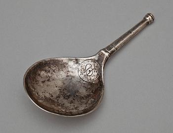 SUPSKED, silver, möjligen 1700-tal. Tot vikt ca 36g.