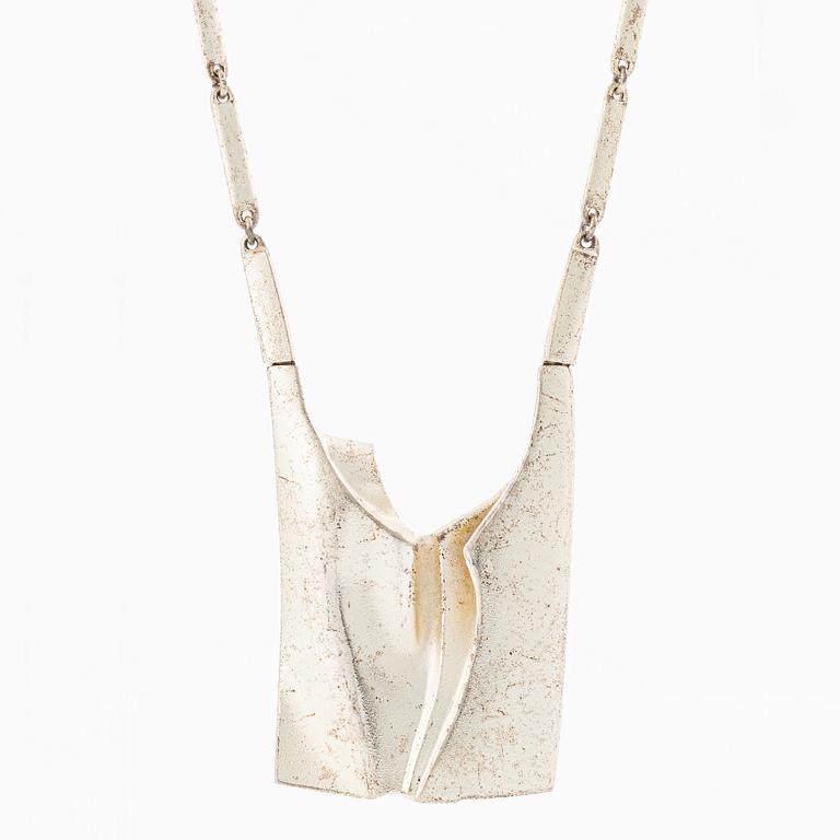 Björn Weckström, necklace, silver, "January", Lapponia 1994.