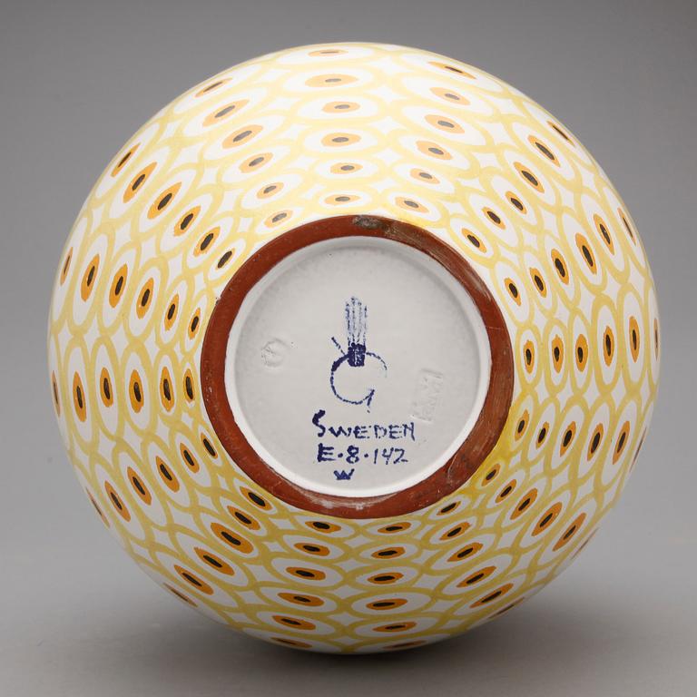 VAS, Stig Lindberg, fajans, Gustavsberg Studio 1940-50-tal.