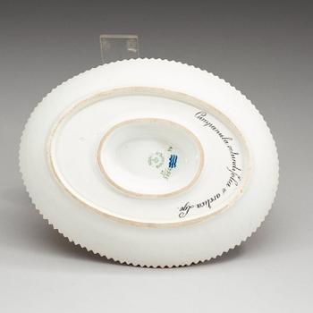 SÅSSNIPA, porslin. "Flora Danica", Kungl Dansk, 1900-tal.