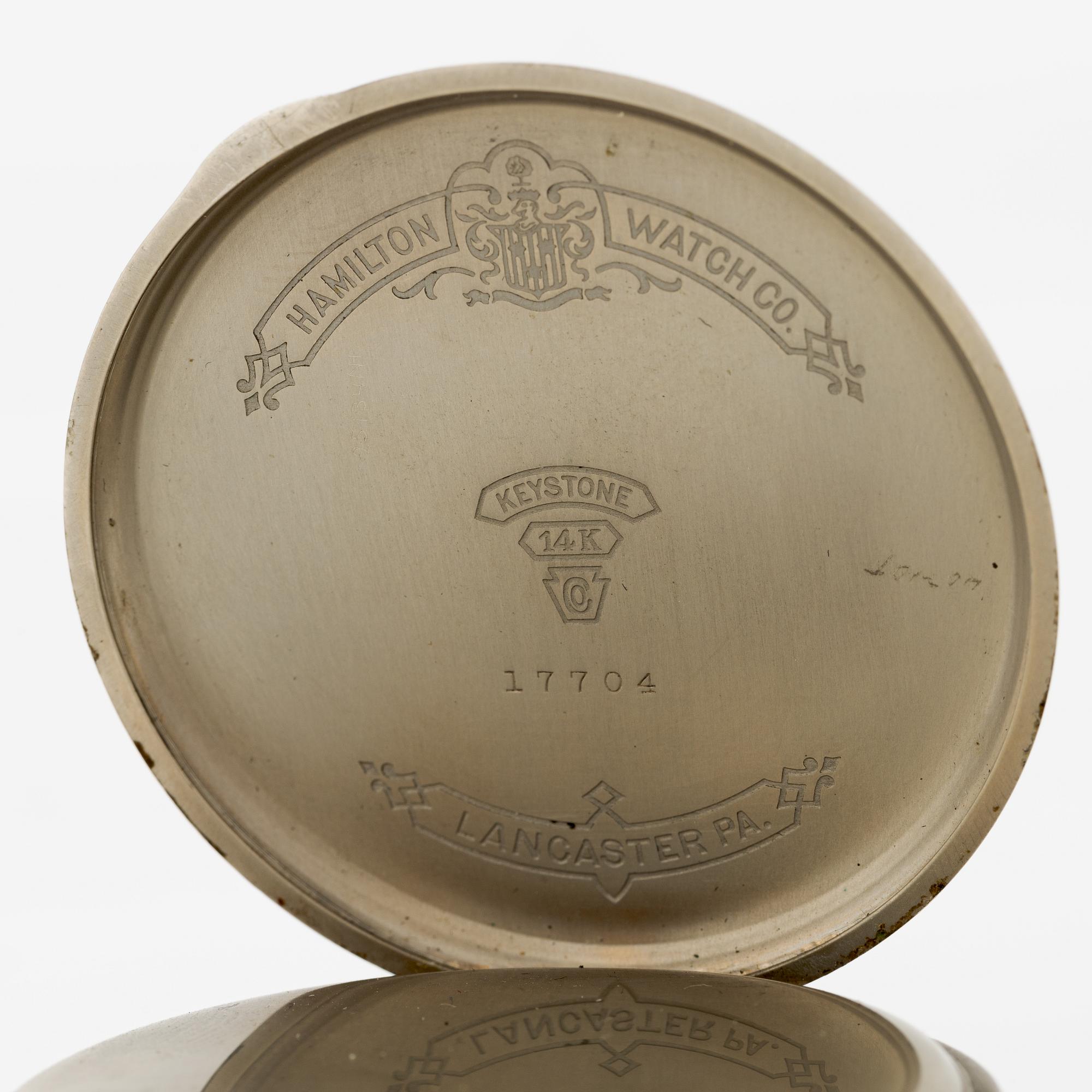 Hamilton, pocket watch, 45 mm.