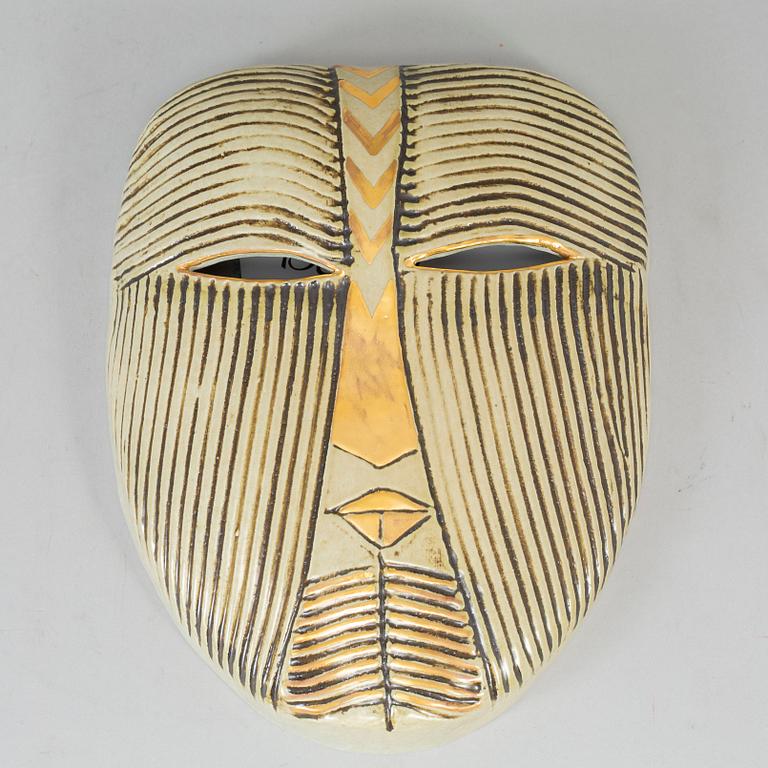 LISA LARSON, mask, stengods, K-Studion, Gustavsberg.