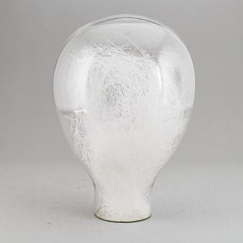EVA ENGLUND, a glass sculpture, signed and dated 1973.