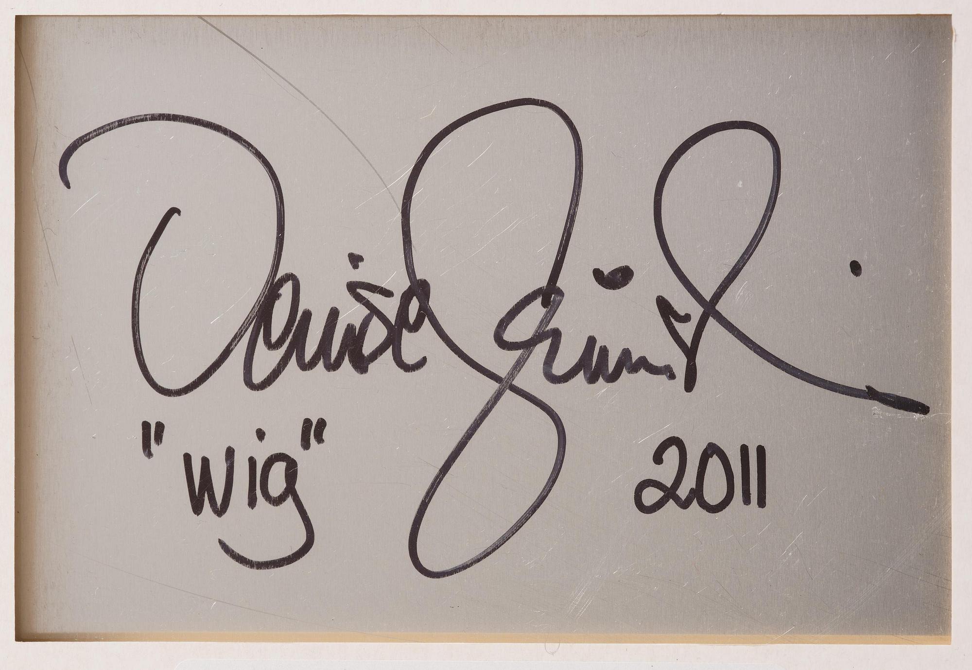 Denise Grünstein, “Wig”, 2011.