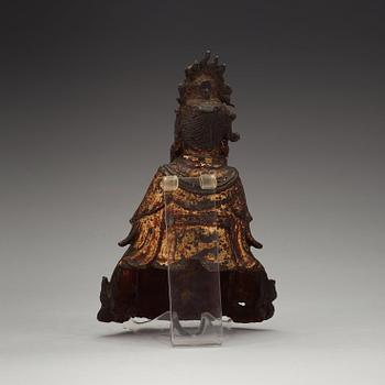 GUANYIN, brons. Mingdynastin (1368-1644).