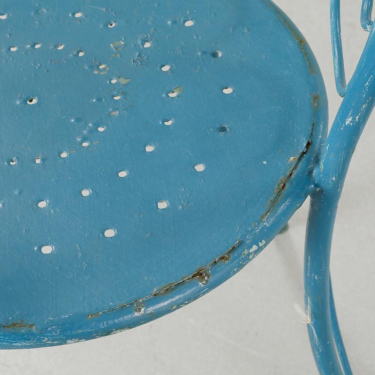 Four garden furnitures from the latter half of 20th century.