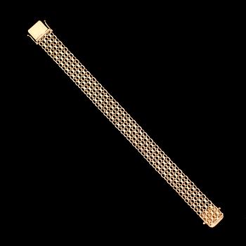 ARMBAND, 18 k guld, 1978. Vikt ca 18 gram.