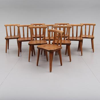 STOLAR, 10 st, "Utö", Axel Einar Hjort, NK Nordiska Kompaniet, 1930-tal.