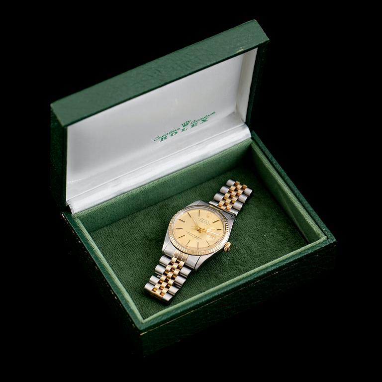 ARMBANDSUR, guld/stål, Rolex, Oyster Perpetual, Datejust, Superlative Chronometer.