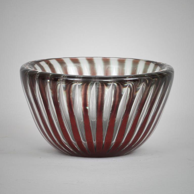 SKÅL, glas, Ariel, Edvin Öhrström, Orrefors.