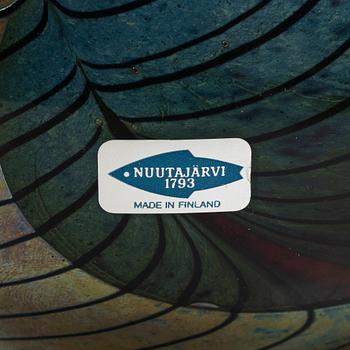 Oiva Toikka, a pair of glass birds, Nuutajärvi, Notsjö, Iittala, Finland.