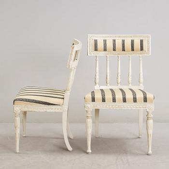 STOLAR, 2 st, Sengustavianska, 1800-talets första hälft.