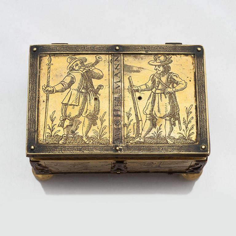 Skrin, av Michel Mann (mästare i Augsburg och Nürnberg ca 1589-1630), Renässans.
