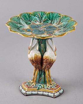 SKÅL på FOT, majolika, Gustafsberg, 1800/1900-tal.