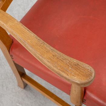 Josef Frank, a model B2163 armchair, Svenskt Tenn.