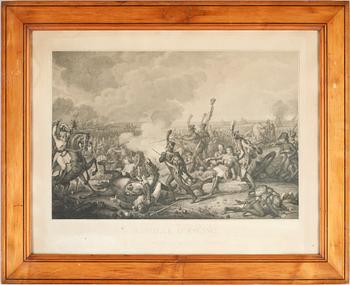 KOPPARSTICK, ett par, en av Carle Vernet, grav F.F. Wolff, 1800-tal.