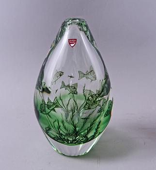 VAS, glas "Graal Nr 110-71" Edward Hald, Orrefors.