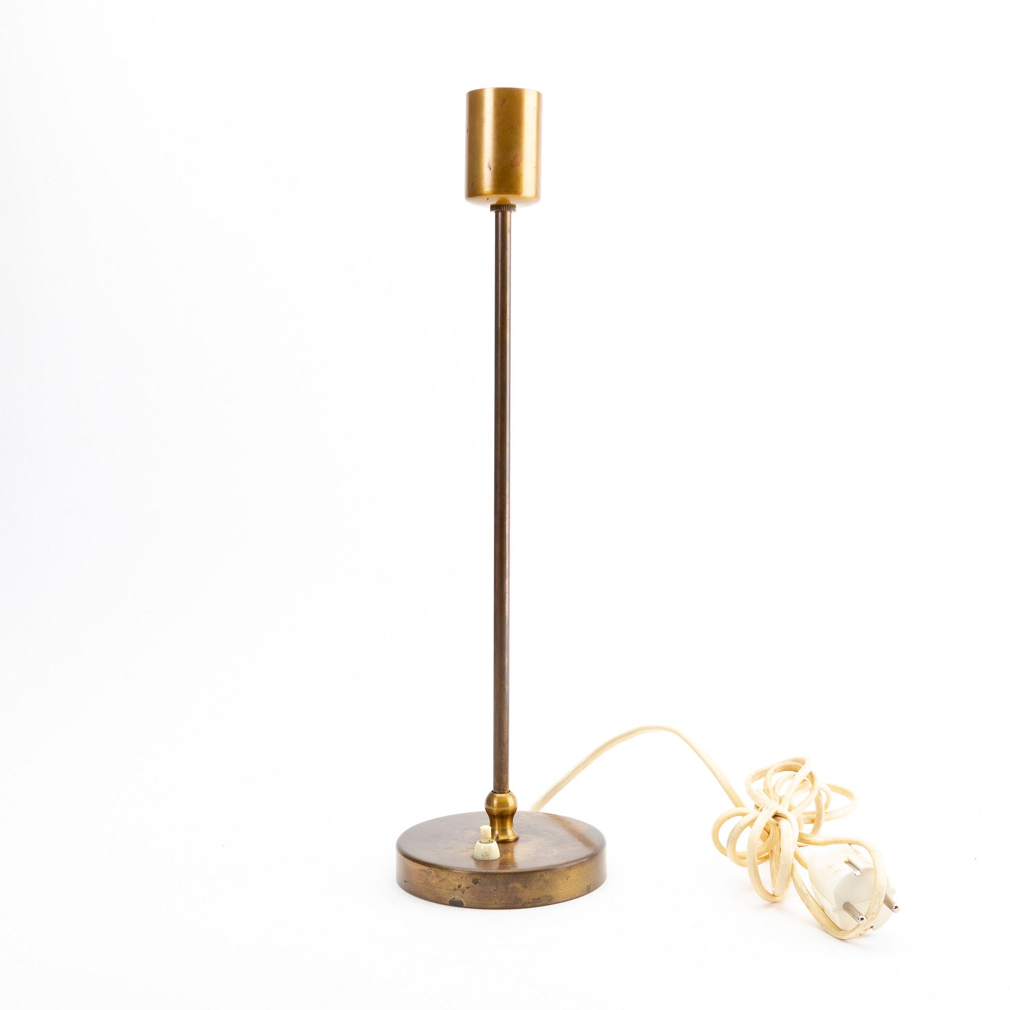 A Josef Frank mid 1900s brass table lamp modelnr 2332.