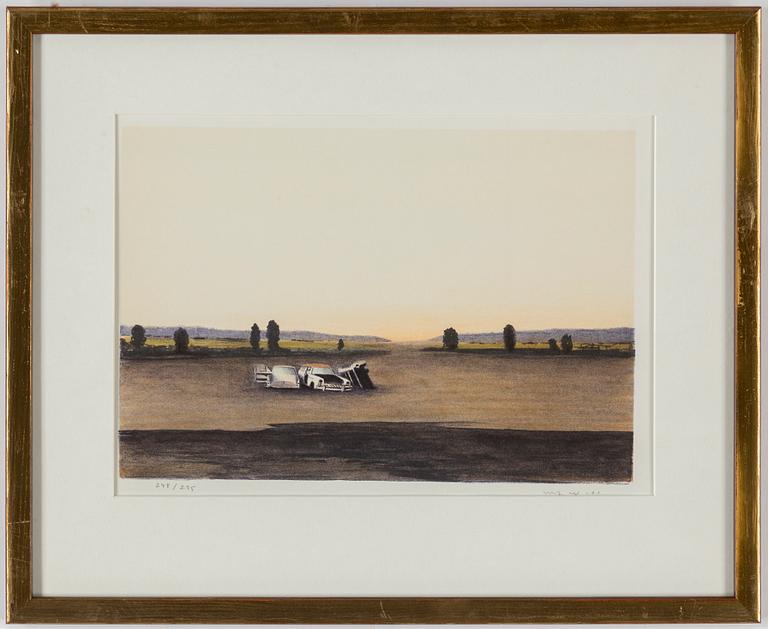 ULF WAHLBERG, lithographs, 2, 1976, 2001, signed 191/320, 248/295.