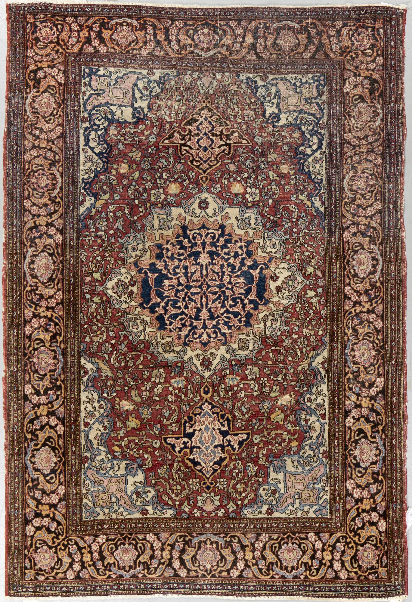 Matta, semiantik/Antik Isfahan, ca 200 x 138 cm.