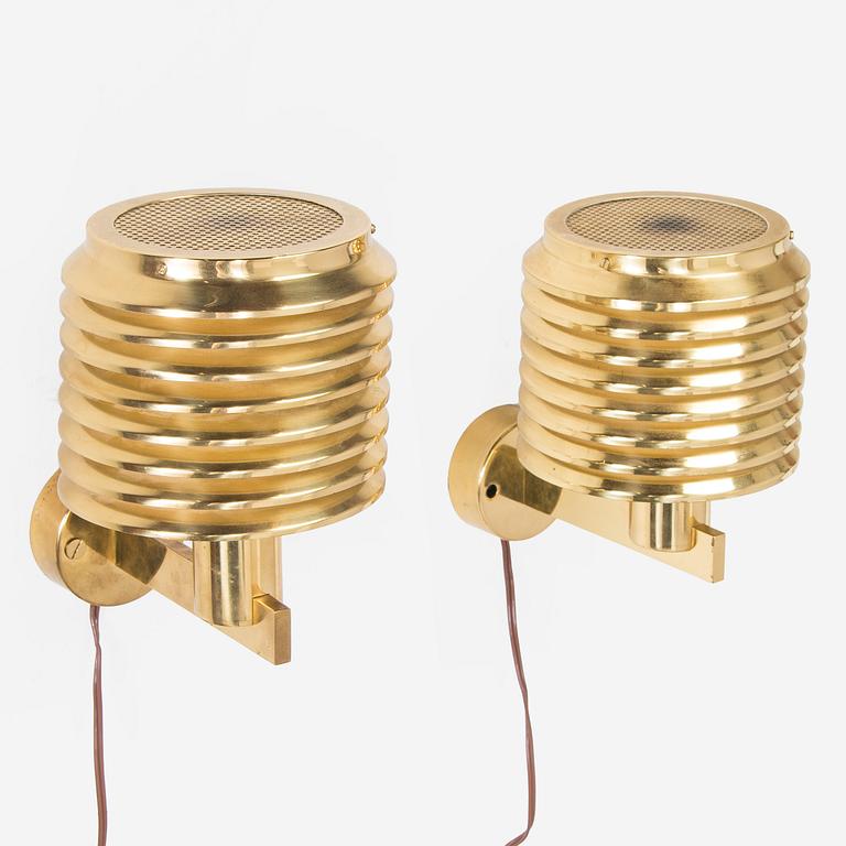 Hans-Agne Jakobsson, Two 1960/1970s 'V299' wall lights for Hans Agne Jakobsson AB, Markaryd. Sweden.