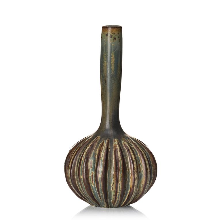 Axel Salto, a stoneware vase, Royal Copenhagen, mid 20th century.