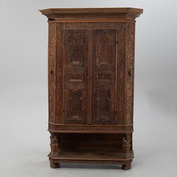 A German baroque cabinet, late 17th century.