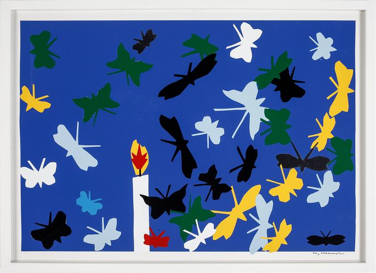 STIG CLAESSON (SLAS), Collage, signerad.