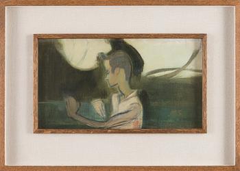 Helene Schjerfbeck, Music (Ingeborg on the Balcony).