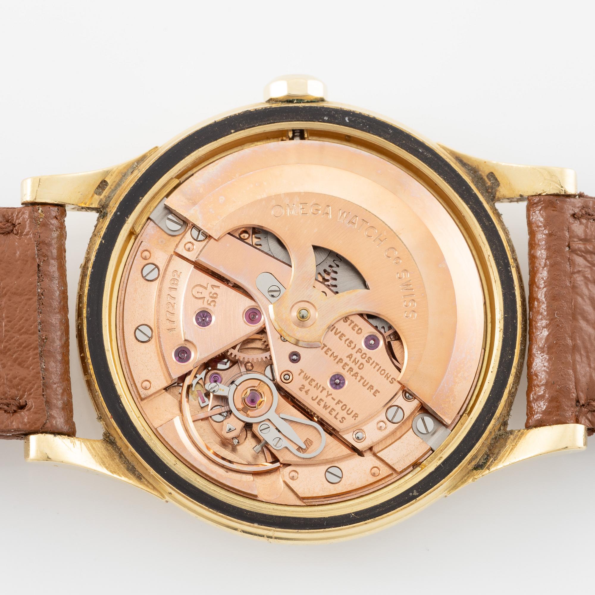 Omega, Constellation, Calendar, "Pie-Pan", ca 1960.