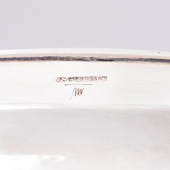 TAPIO WIRKKALA, A silver tray for Kultakeskus, Hämeenlinna 1963.