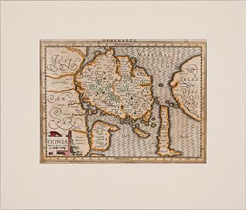 KARTA, Mercator/Hondius. 1600-tal.