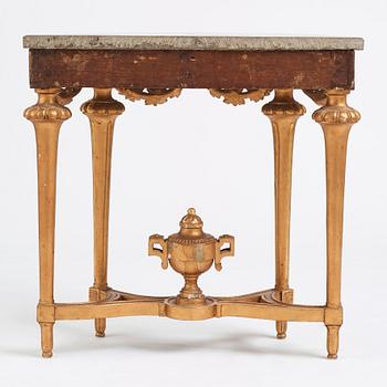 A Gustavian late 18th century console table.