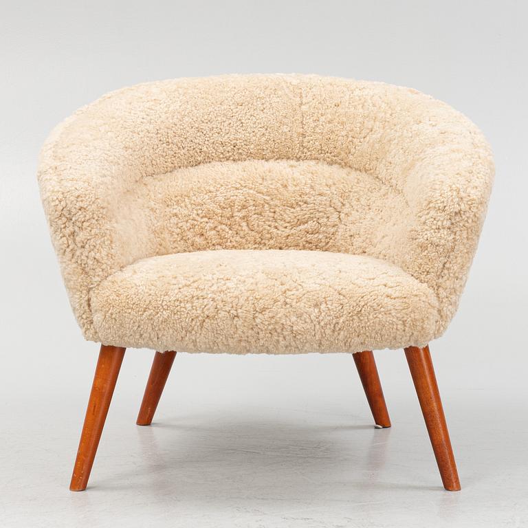 Nanna Ditzel, armchair, "Model 83" Søren Willadsen, Denmark 1950s-60s.