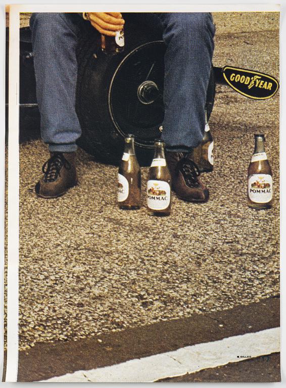 Reklamaffisch, "Pommac sommaren 1973".