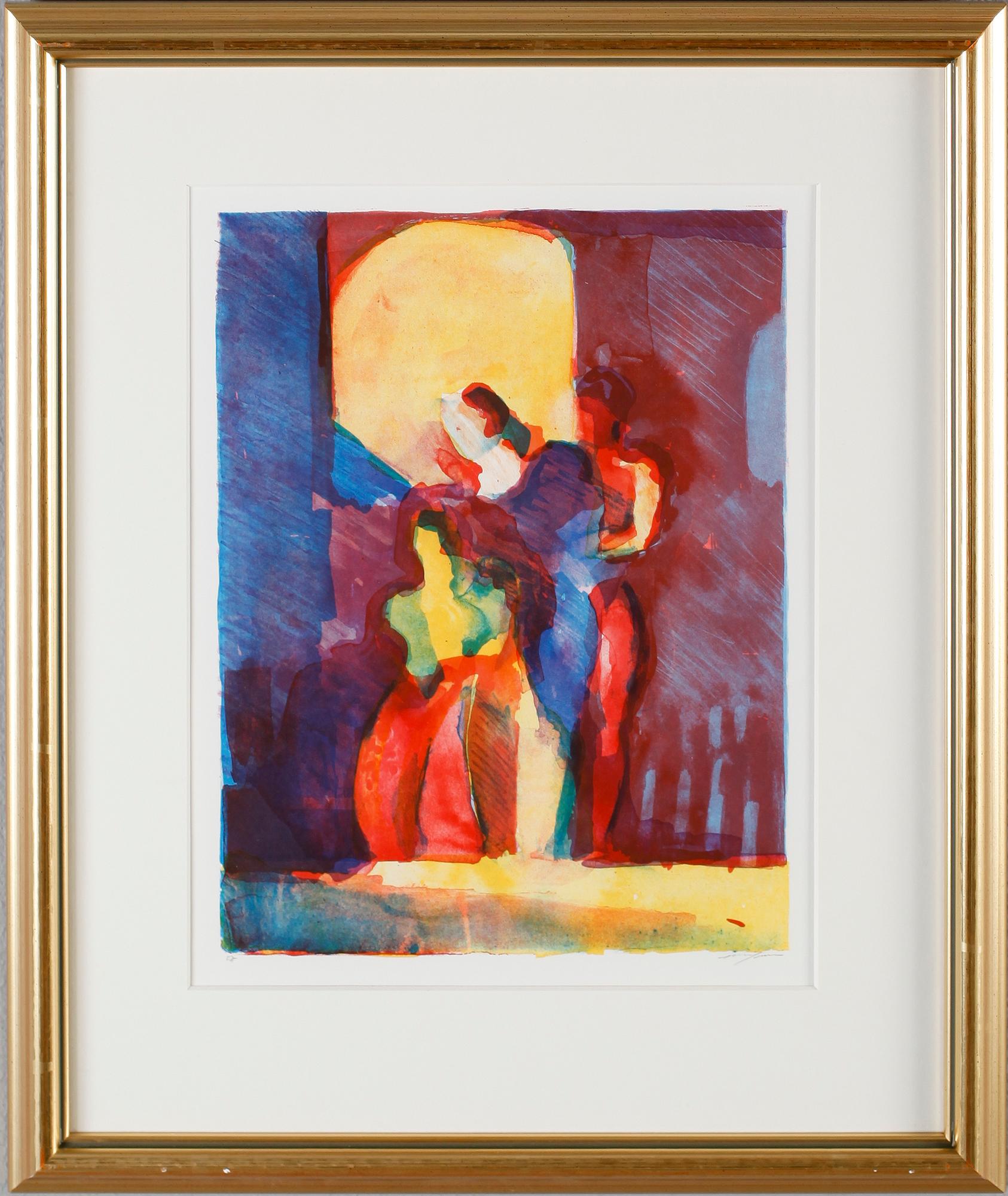 ELISABETH JANSSON, färglitografi, signerad, EA.