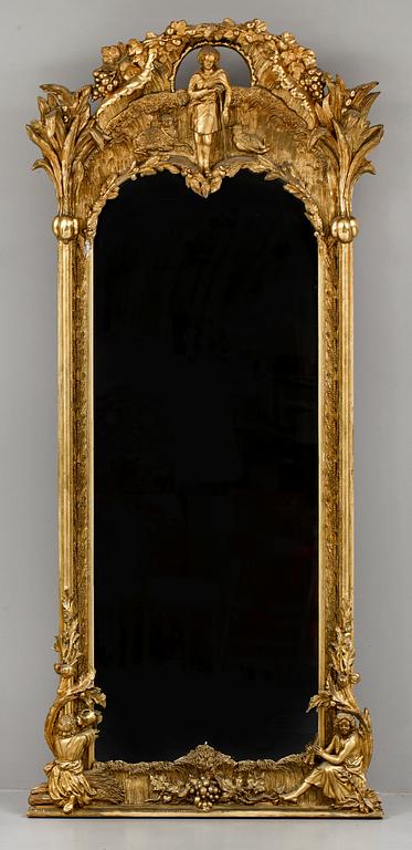 SPEGEL SAMT KONSOLBORD, trol Tyskland, nyrokoko, 1800-talets andra hälft.