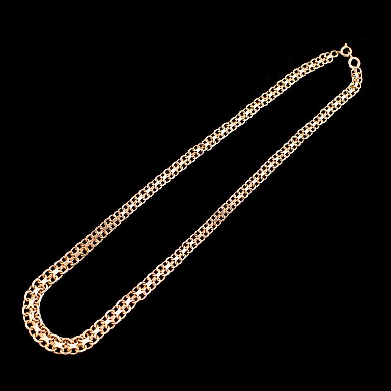 HALSBAND, 18 k guld, svenska stämplar. Vikt ca 20 g.