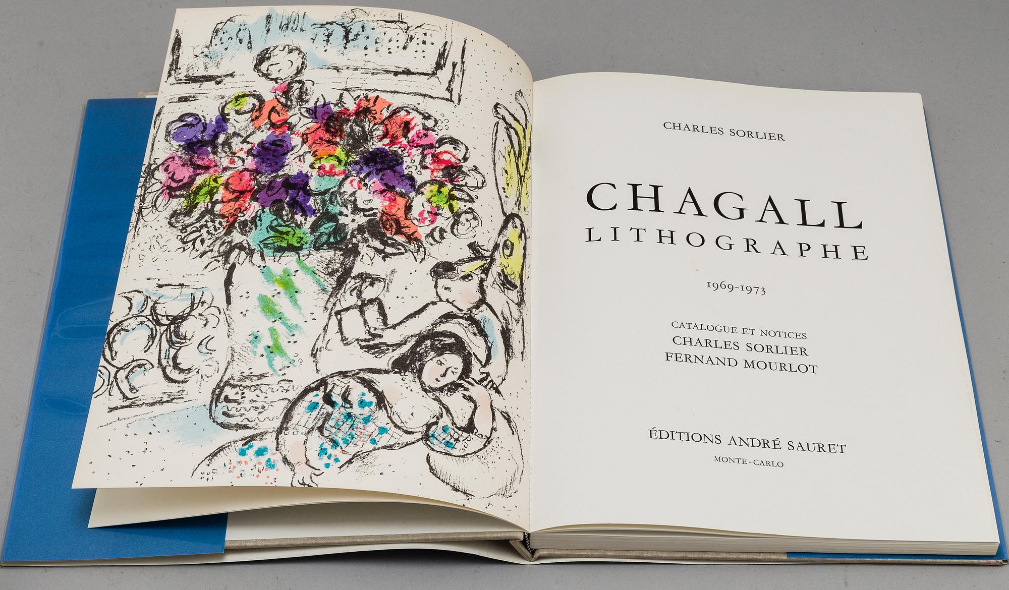 BOOKS (3), "Chagall Lithographe, II, III och IV", 1963-1974.