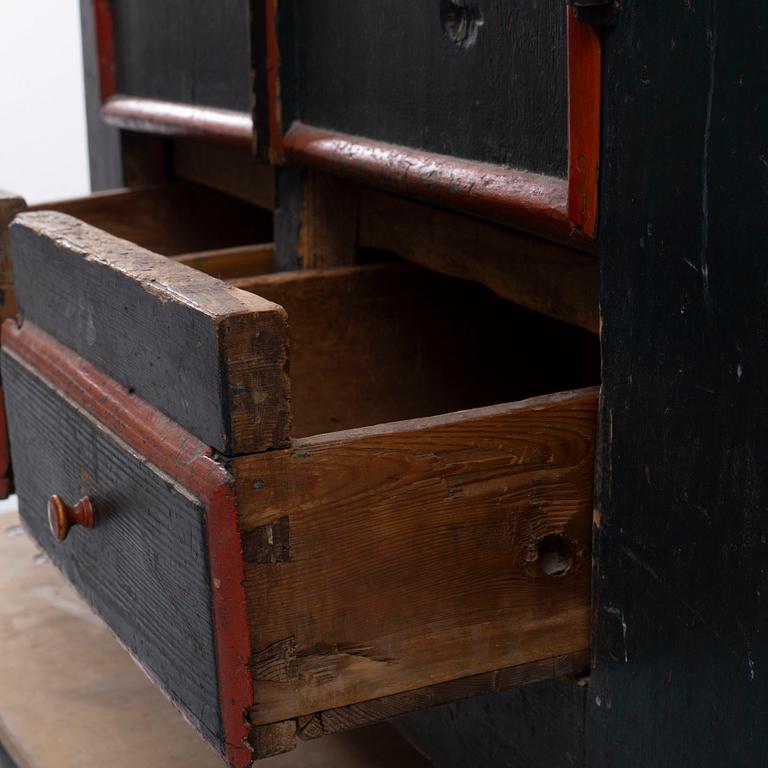 Skänk, allmoge, Jämtland, sent 1700- / tidigt 1800-tal.