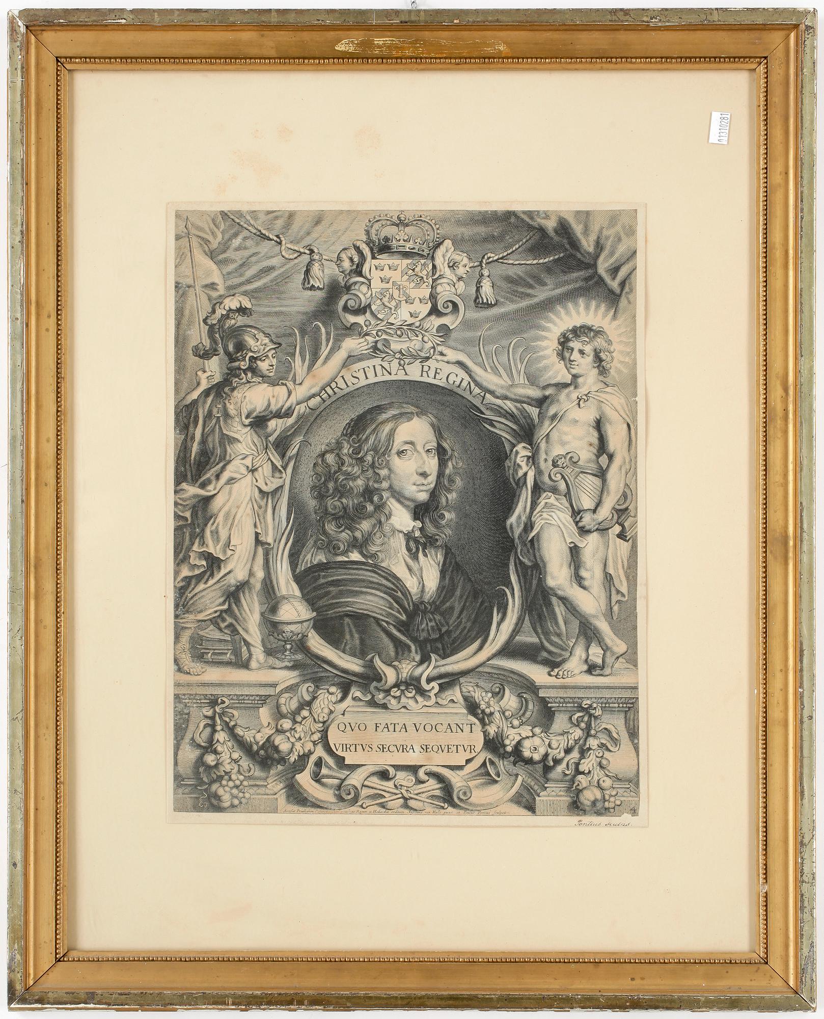 KOPPARSTICK, efter Anshelm van Hulle, graverad av Paul Pontius, 1600-tal.