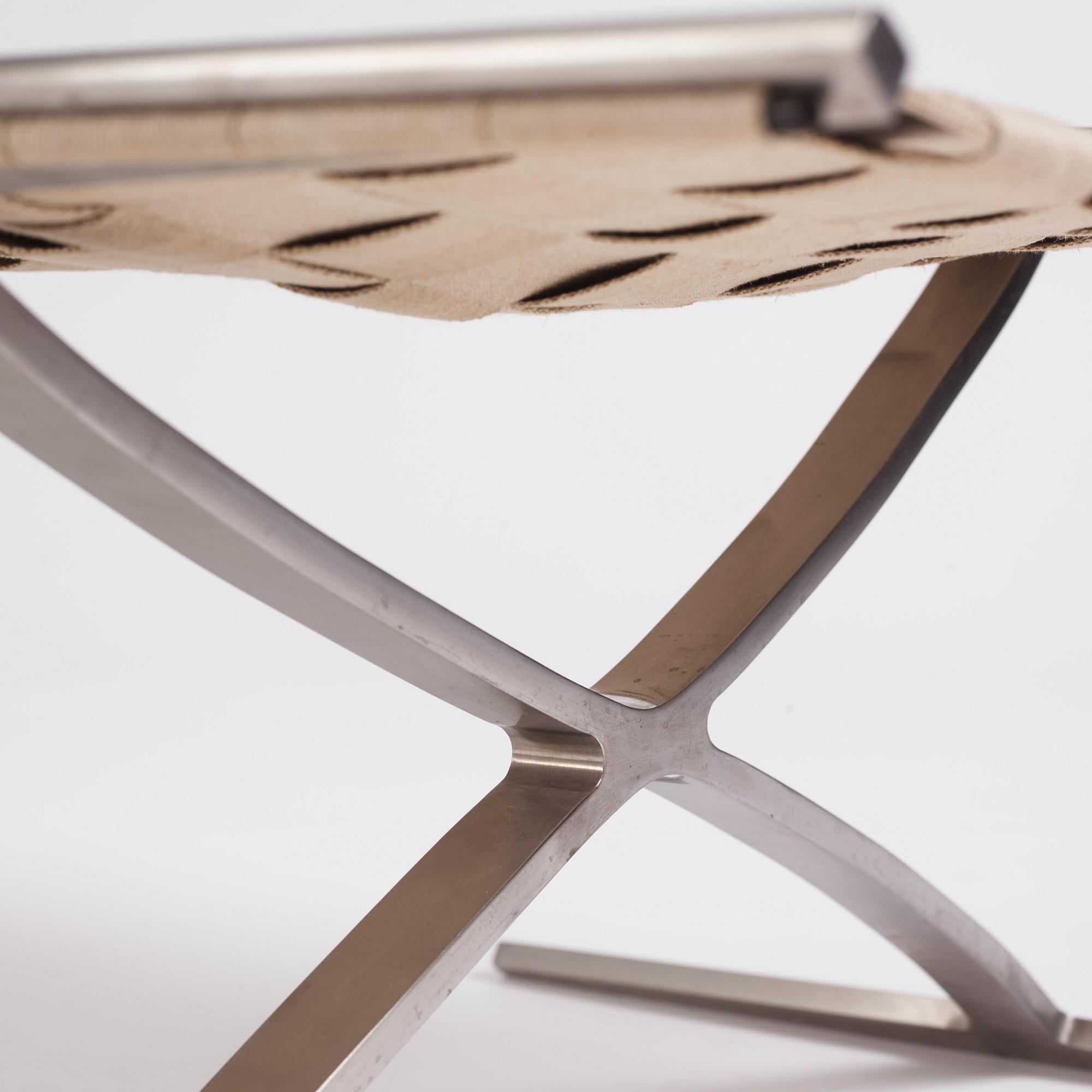 Preben Fabricius & Jørgen Kastholm, taburett, modell "4391", Bo-Ex, Danmark, tidigt 1960-tal.