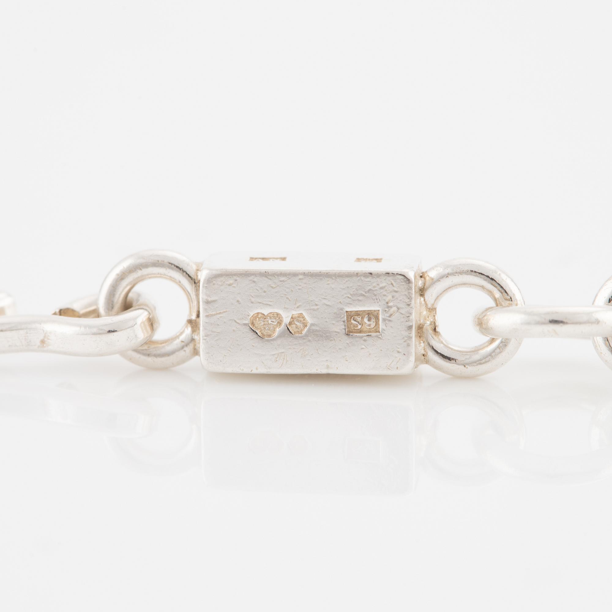 a bracelet, sterling silver, Lund 1968.