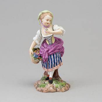 A Royal Copenhagen porcelain figure 'Spring', Denmark, late 19th century.