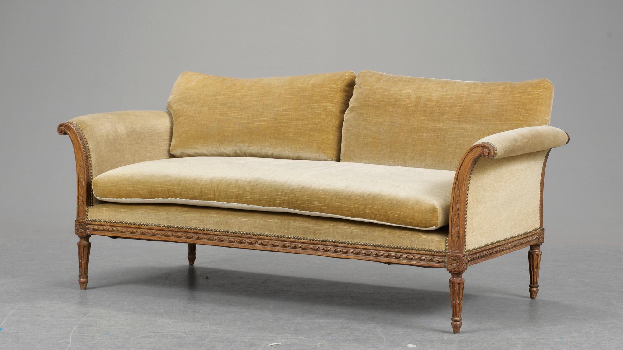 SOFFA. Louis XVI-stil.