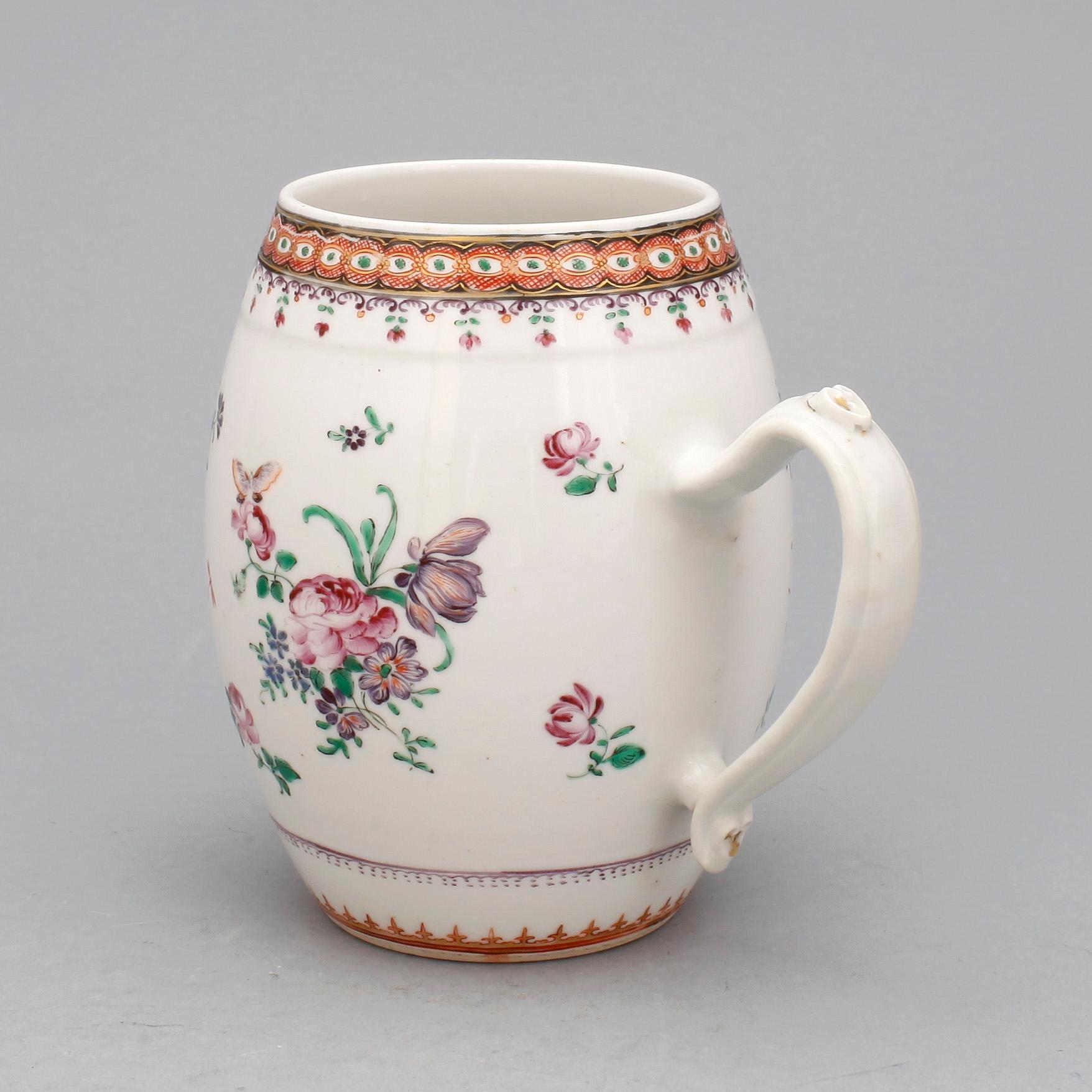 MUGG, porslin, Kina, Qing dynastin, Qianlong (1735-96).