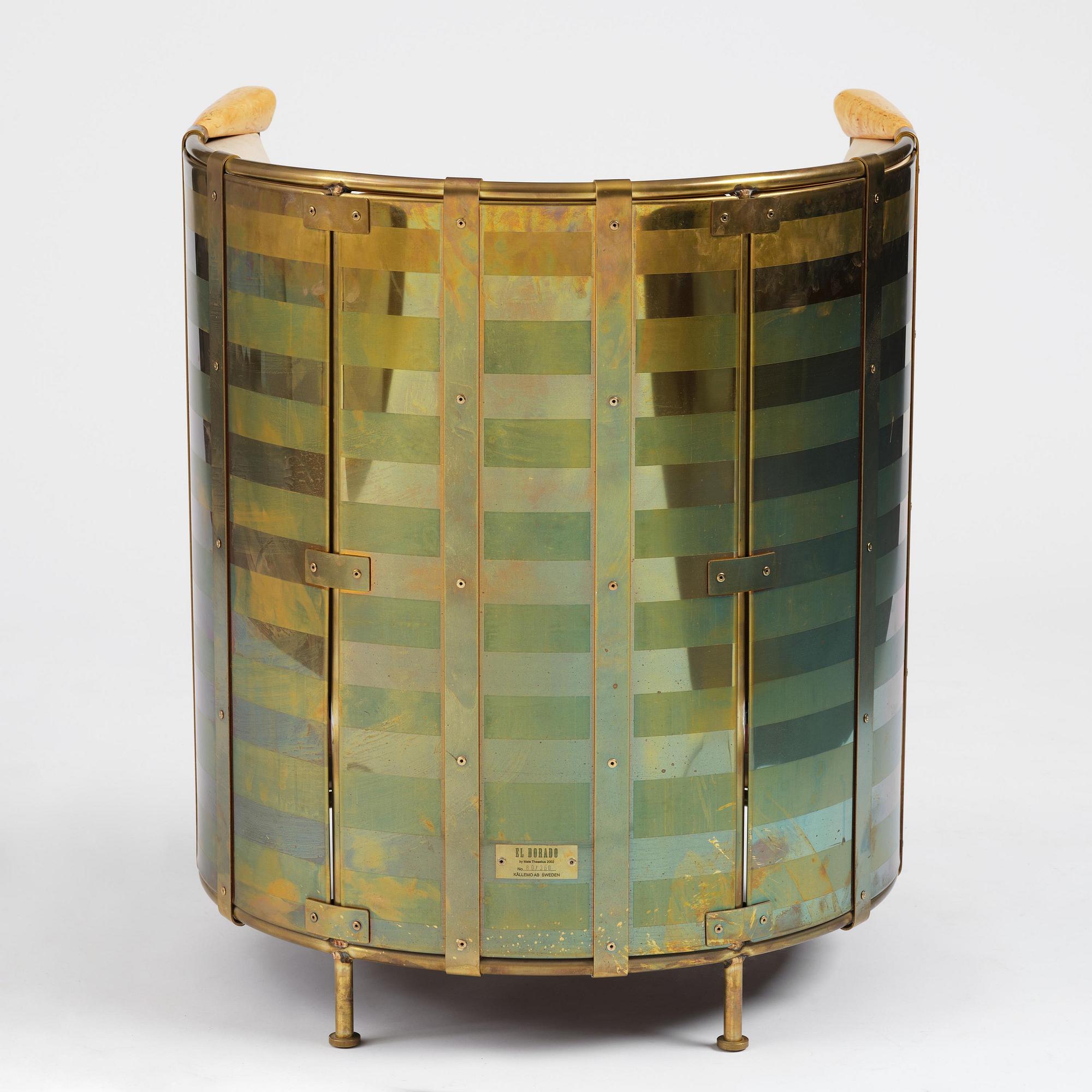 Mats Theselius, fåtölj, "El Dorado", ed. 80/360, Källemo, Värnamo, efter 2002.